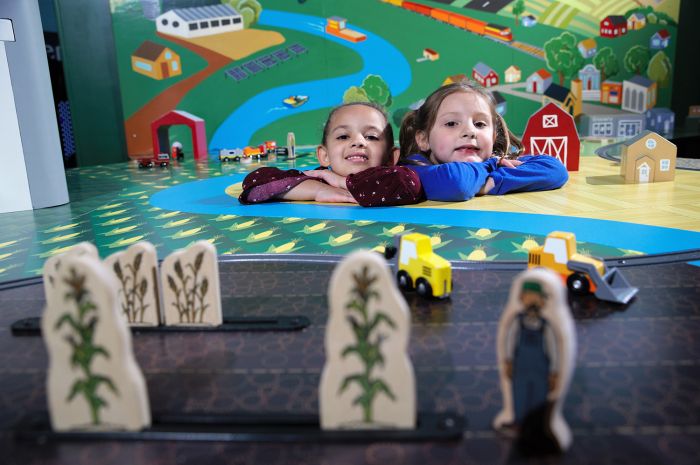 Children at the farm