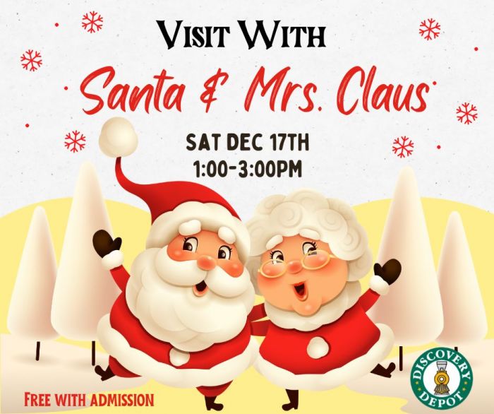Visit with Santa  Mrs. Claus