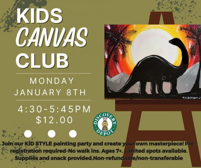 Kids Canvas Club Jan 2024